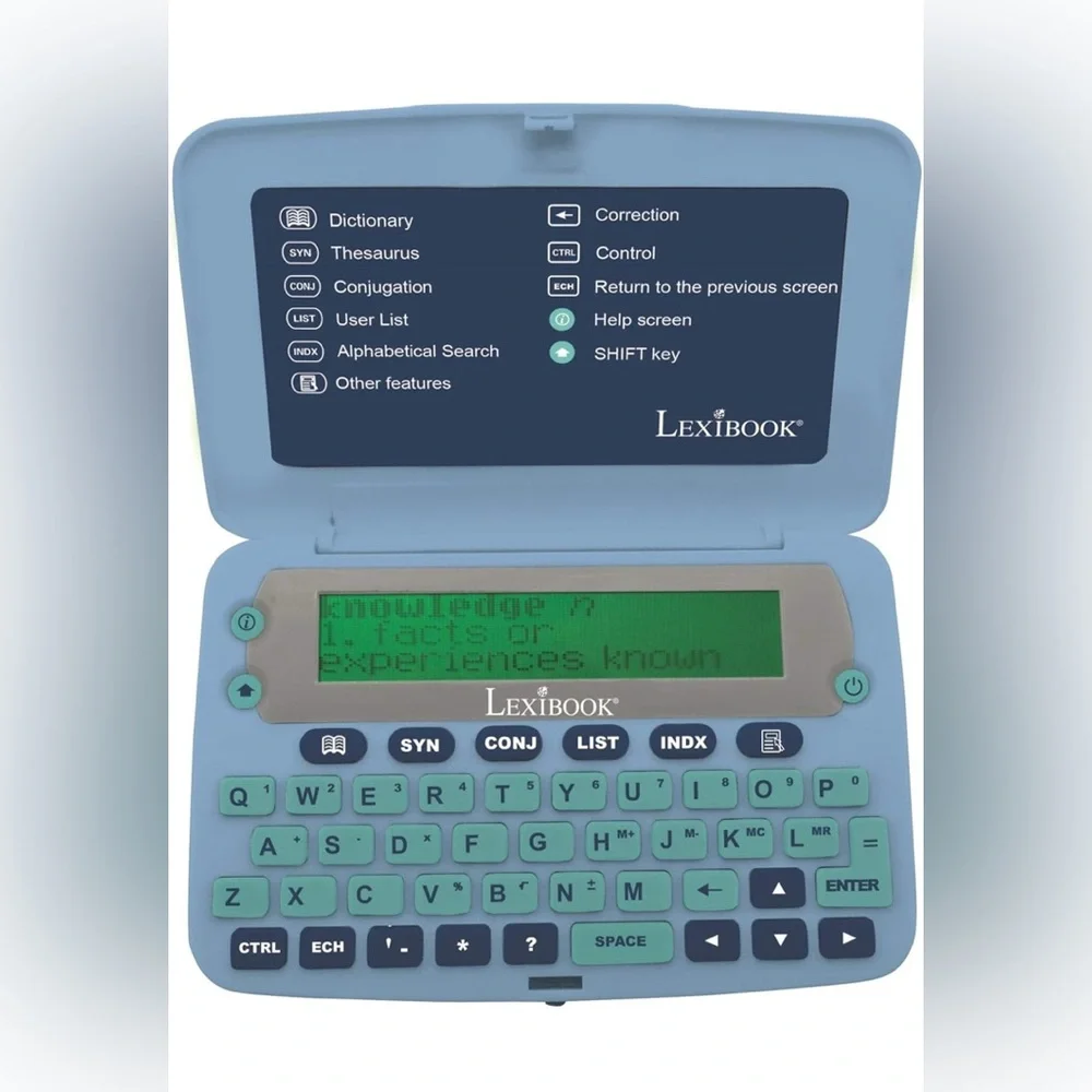 Blue Electronic Dictionary and Thesaurus